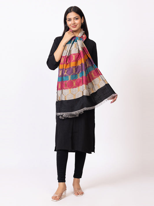 Tillari HoneyComb pattern with Multicolor Blocks