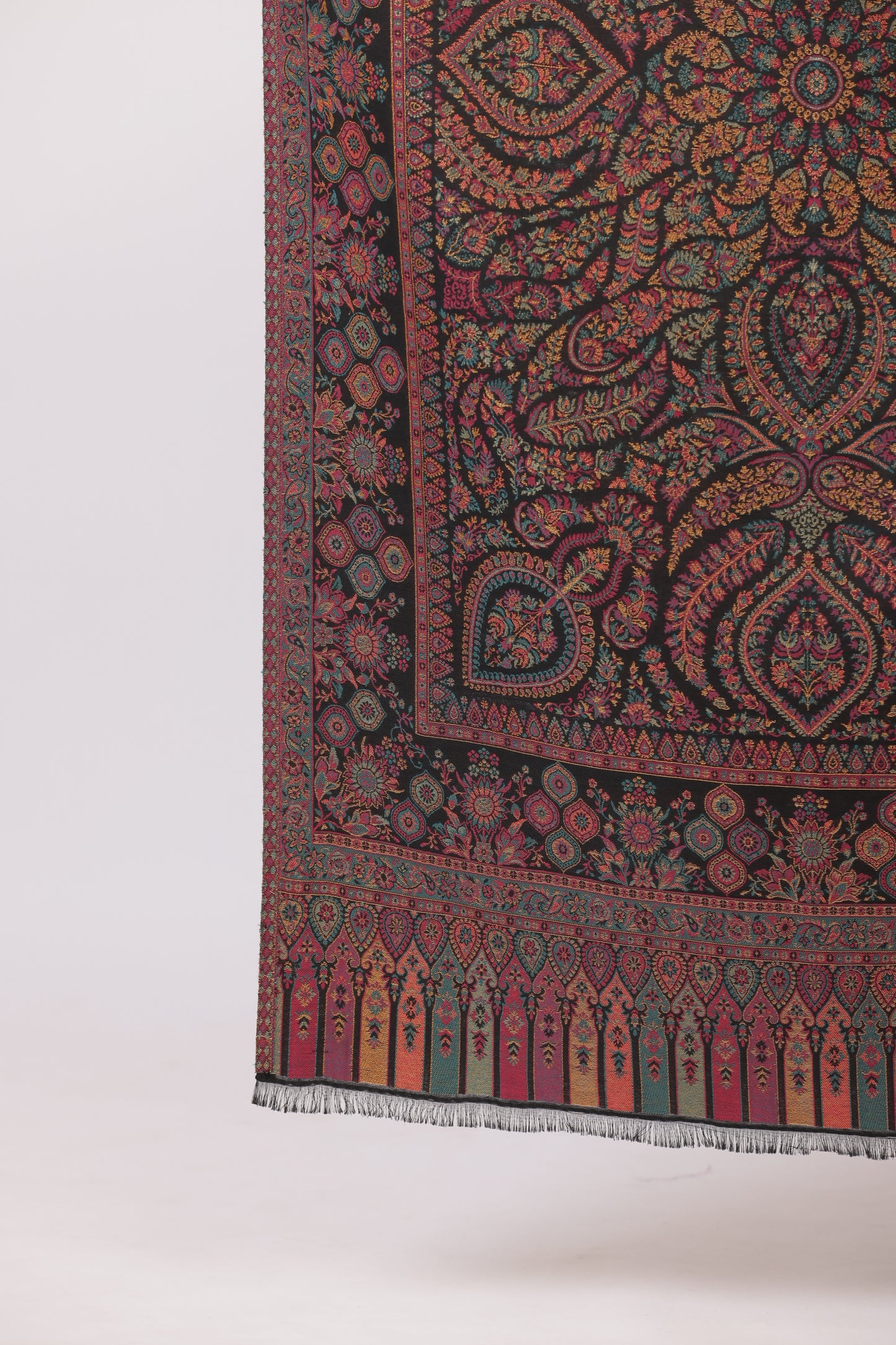 Tillaari Multicolor Paisley and Floral Stole