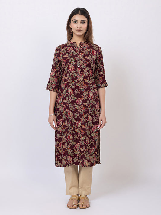 Tillaari Muslin Cotton Kurta & Straight Pant Set