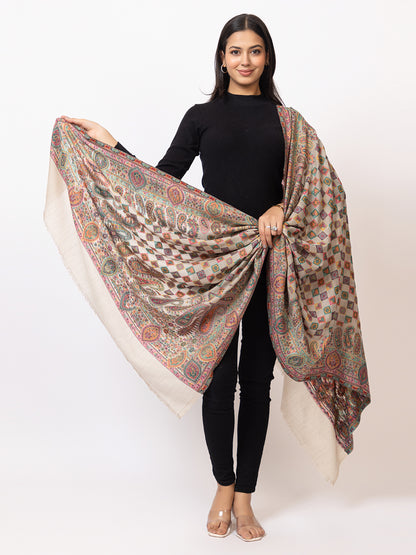 Tillaari Multicolor Checkered Shawl