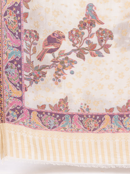 Tillaari Humming Bird and Floral Stole