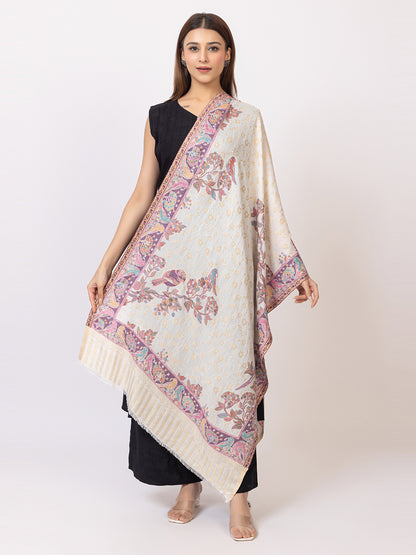 Tillaari Humming Bird and Floral Stole