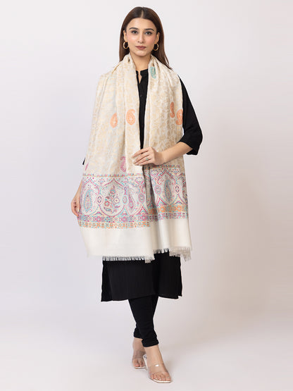 Tillaar Multicolor Paisley Stole