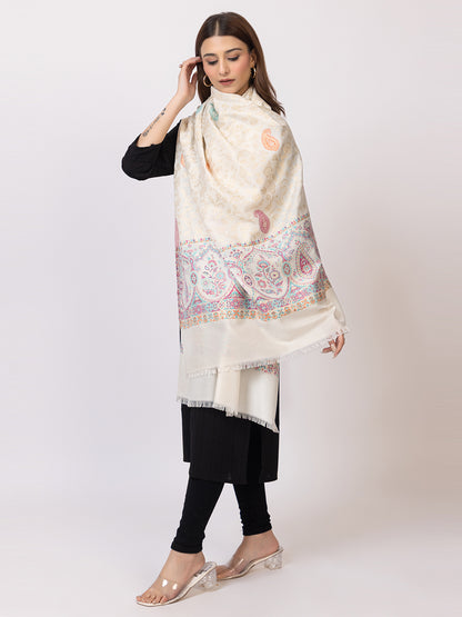 Tillaar Multicolor Paisley Stole