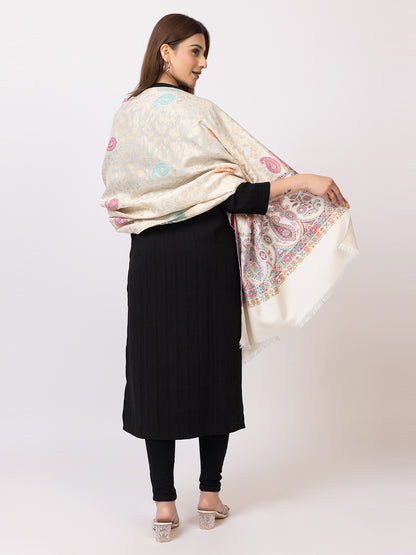 Tillaar Multicolor Paisley Stole