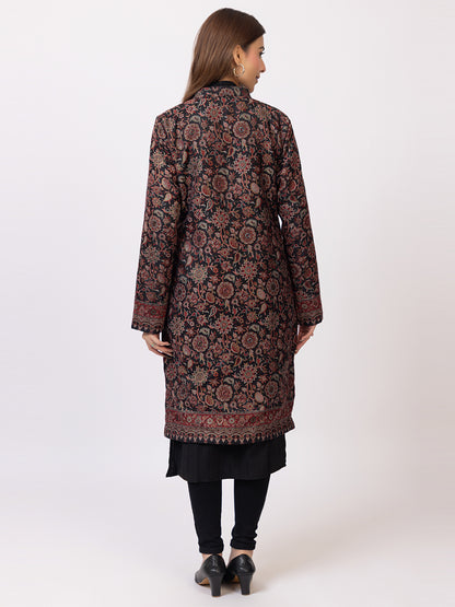 Tillaari Sunflower and Tulip Woven Jacket for Women