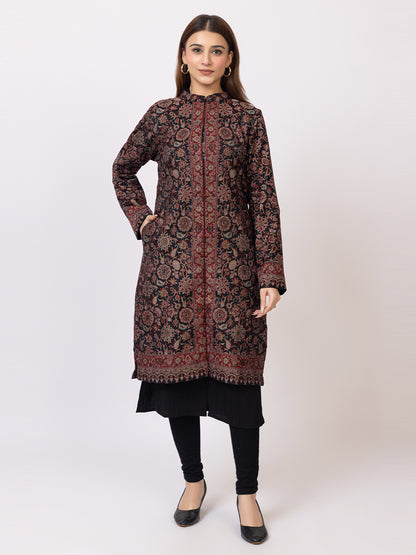 Tillaari Sunflower and Tulip Woven Jacket for Women