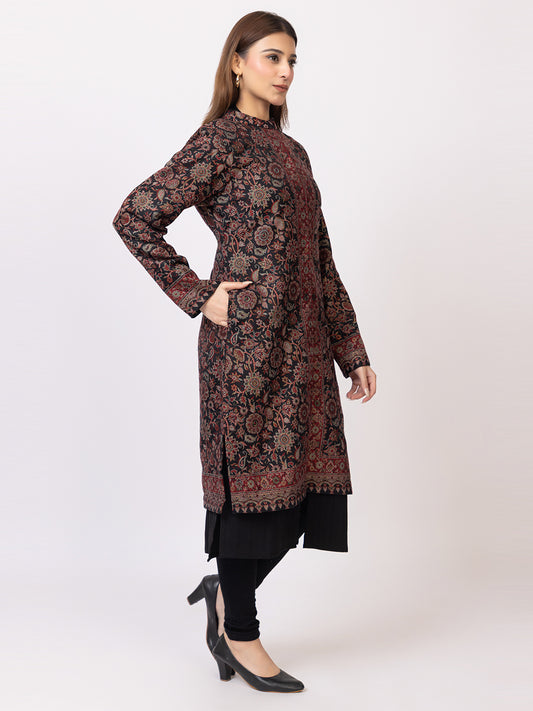 Tillaari Sunflower and Tulip Woven Jacket for Women