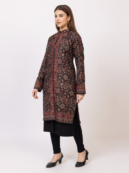 Tillaari Sunflower and Tulip Woven Jacket for Women