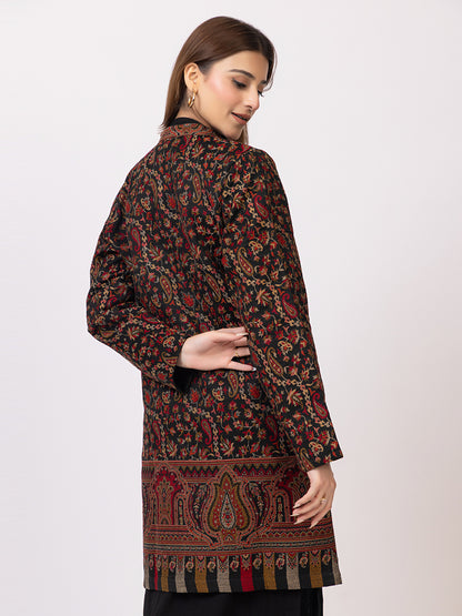 Tillaari Paisley Jaal and Border Jacket for Women