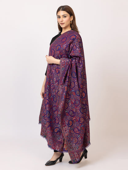 Tillaari Elegant Shawl with Paisley and Floral Jaal