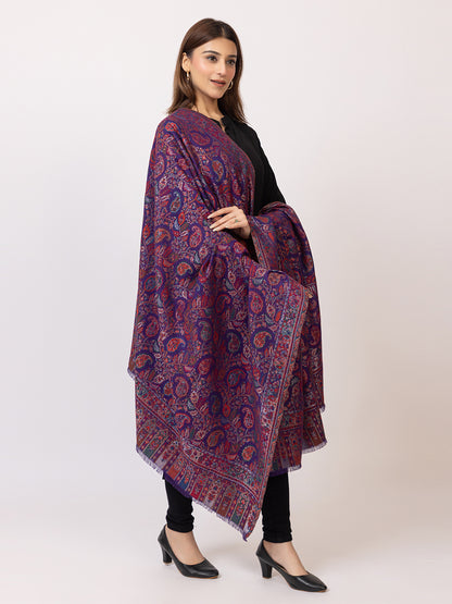 Tillaari Elegant Shawl with Paisley and Floral Jaal