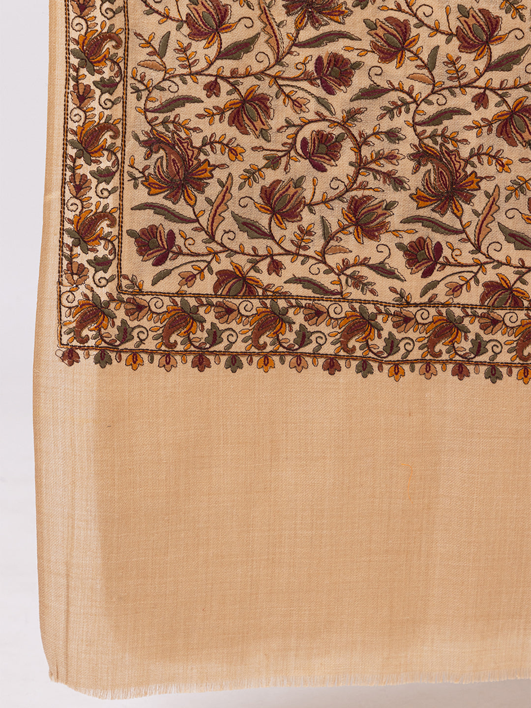 Tillaari Timeless Shawl with Intricate Floral Jaal Embrodiery