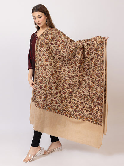 Tillaari Timeless Shawl with Intricate Floral Jaal Embrodiery