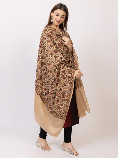 Tillaari Timeless Shawl with Intricate Floral Jaal Embrodiery