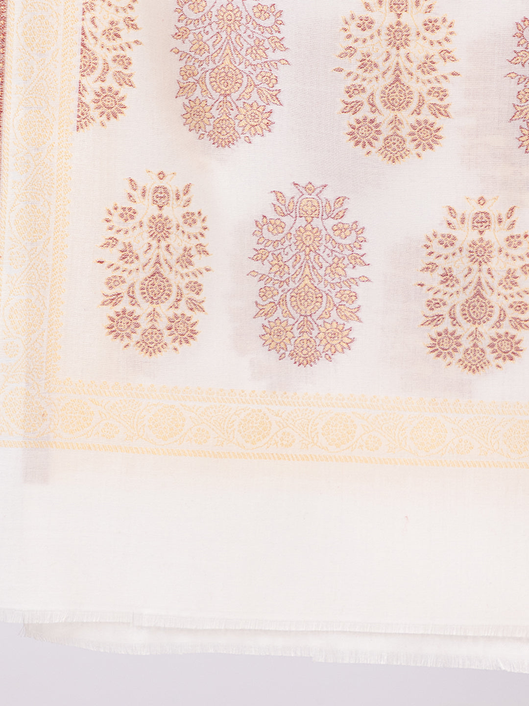 Tillaari Shawl with Traditional Floral Buta