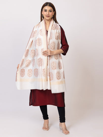 Tillaari Shawl with Traditional Floral Buta