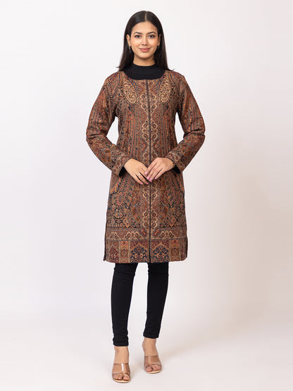 Tillaari Intricate Paisley and Floral Jaal Jacket for Women