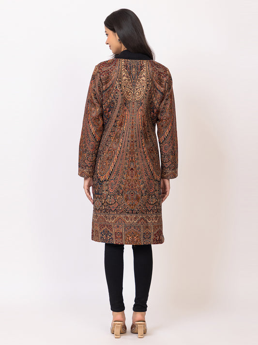 Tillaari Intricate Paisley and Floral Jaal Jacket for Women