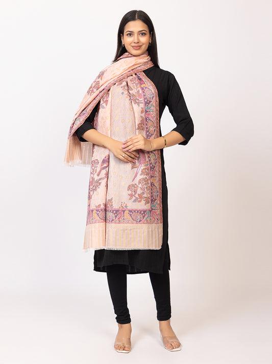 Tillaari Humming Bird and Floral Stole