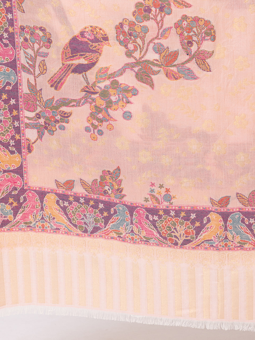 Tillaari Humming Bird and Floral Stole