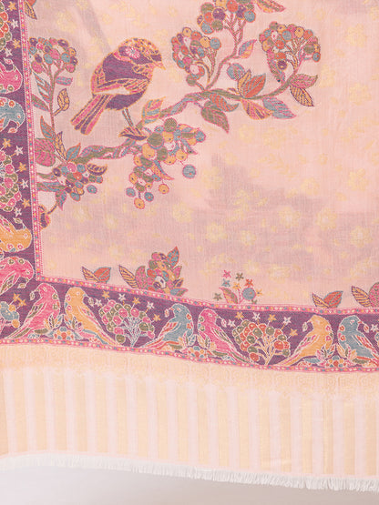 Tillaari Humming Bird and Floral Stole