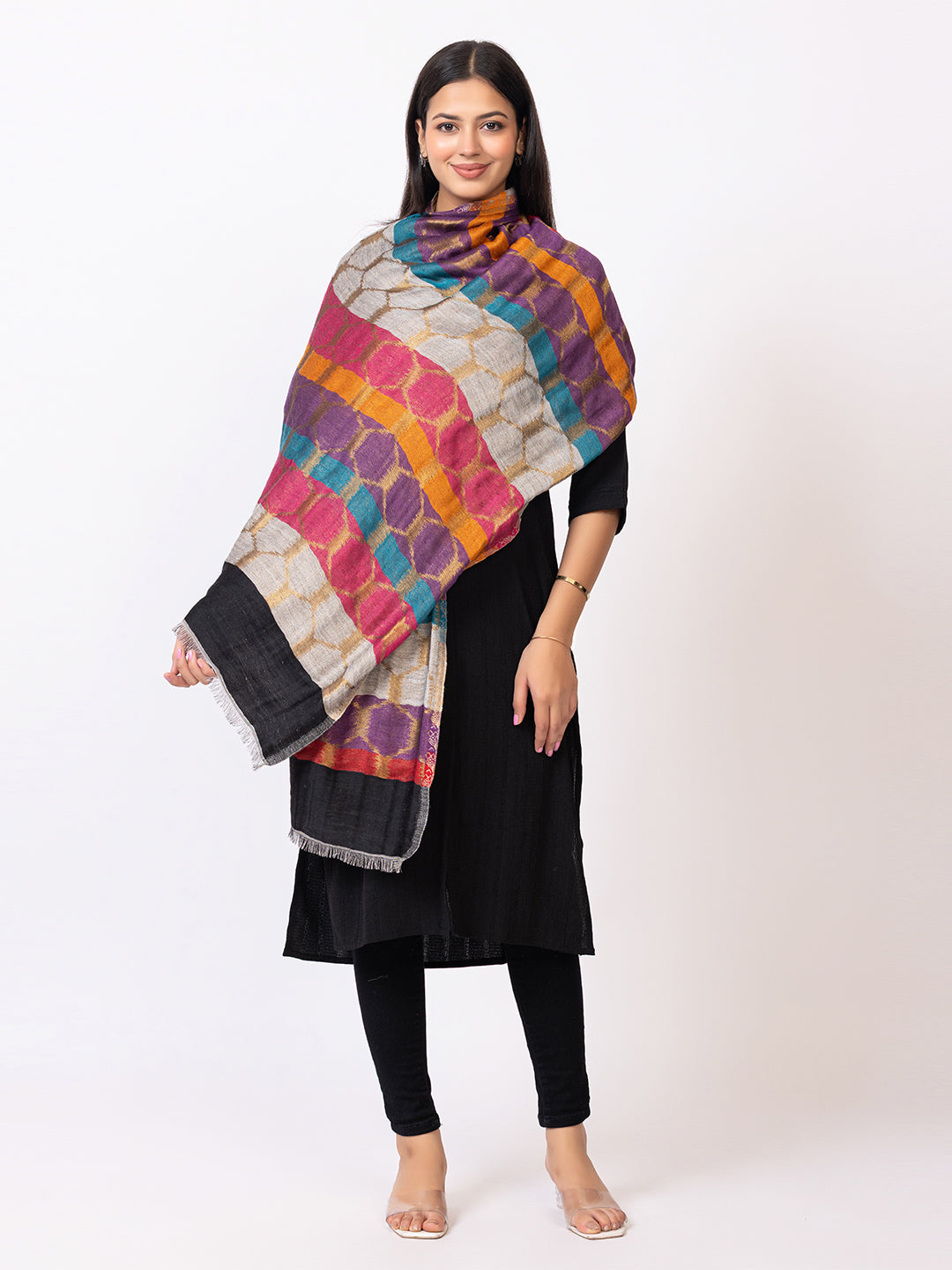 Tillari HoneyComb pattern with Multicolor Blocks