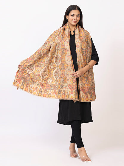 Tillaari Shawl with Traditional Paisley Motifs