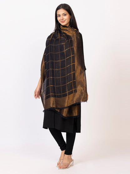 Tillaari Black Gold Stole