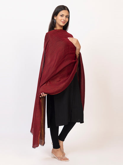 Tillaari Reversible Wool Blend Stole