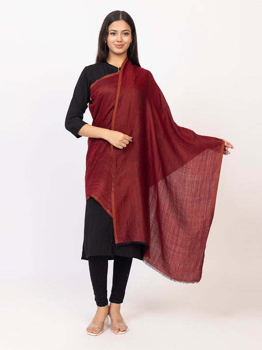 Tillaari Reversible Wool Blend Stole