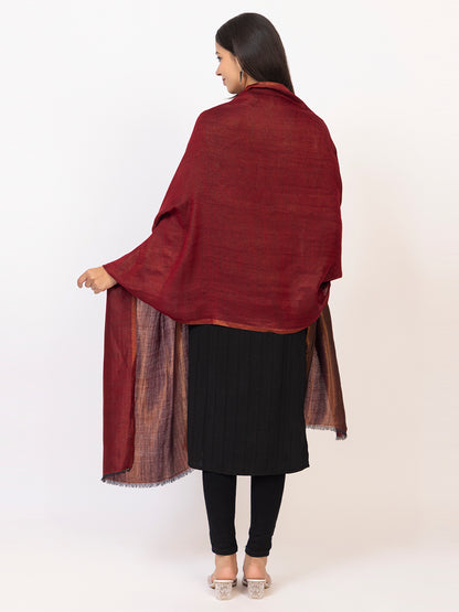 Tillaari Reversible Wool Blend Stole