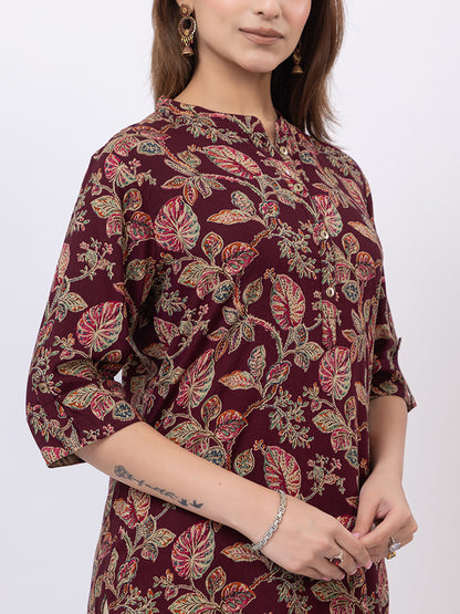 Tillaari Muslin Cotton Kurta & Straight Pant Set
